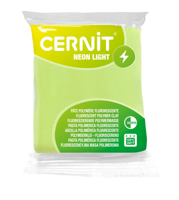 Cernit NEON LIGHT 56 g Jaune - Jaune