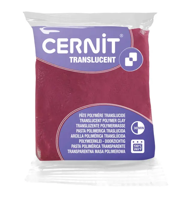 Cernit TRANSLUCENT 56 g Bordeaux - Bordeaux