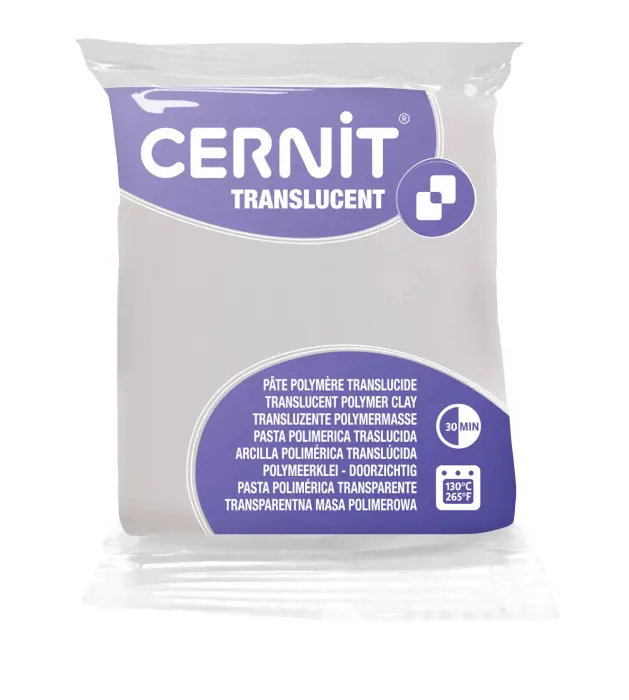 Cernit TRANSLUCENT 56 g Translucide blanc - Translucide blanc