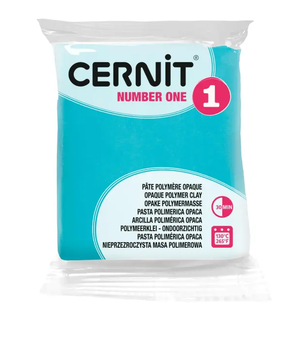Cernit n°1 56 g Vert turquoise - Vert turquoise