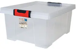 EDA Boîte de rangement CLiPSTOCK, 10 litres, PP, transparent