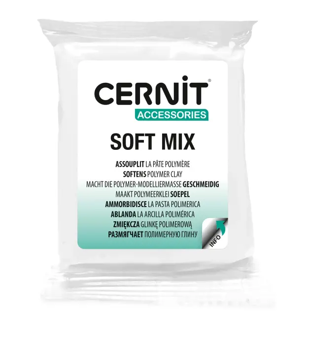 Cernit Soft mix 56 g - Blanc