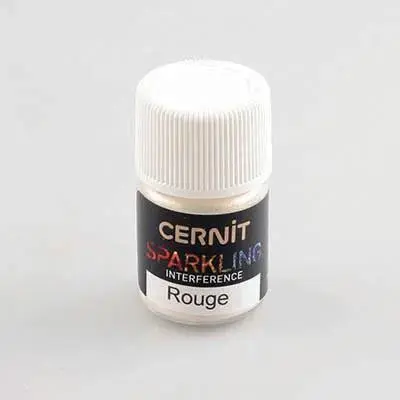 Cernit Sparkling 5 g Rouge interference - Rouge