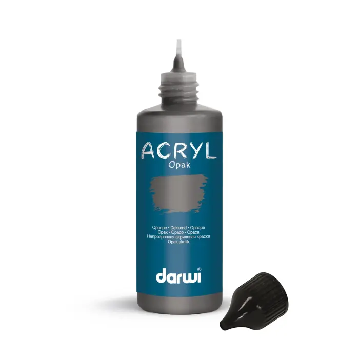 Darwi Flacon de 80ml Peinture Acrylique Universelle Opaque - Béton