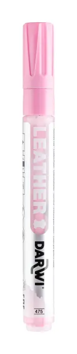 DARWI Marqueur Peinture sur Cuir Pointe Conique Fine 2mm - Rose
