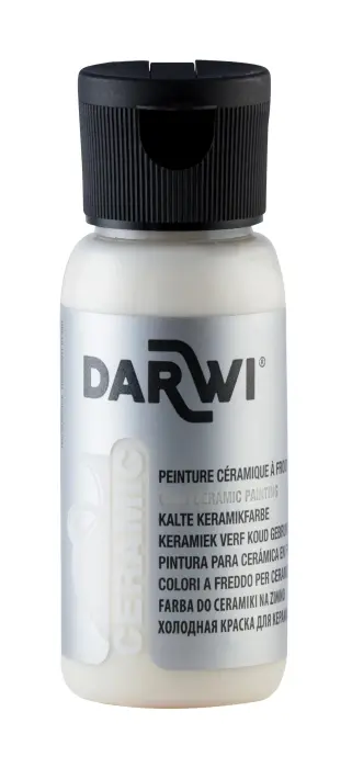 DARWI Flacon de 50 ml de Medium pour Peinture sur Céramique à Froid - Transparent