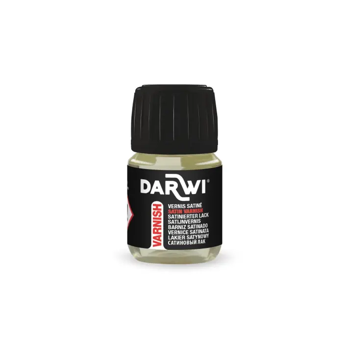 DARWI Flacon de 30 ml Vernis à Alcool finition Satinée