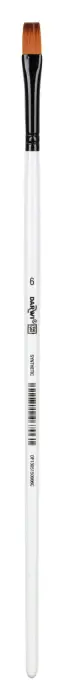 Darwi For You Pinceau plat 7,3 mm T 6 - Blanc - New