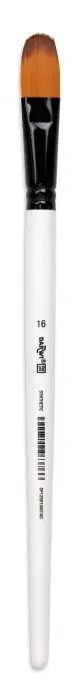 Darwi For You pinceau usé bombé 16,5 mm taille 16 - Blanc
