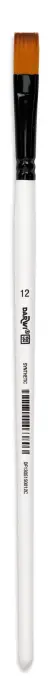 Darwi For You pinceau plat 11 mm taille 12 - Blanc