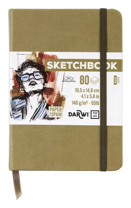 DFY Sketchbook A6 80F 140g - Kaki - New
