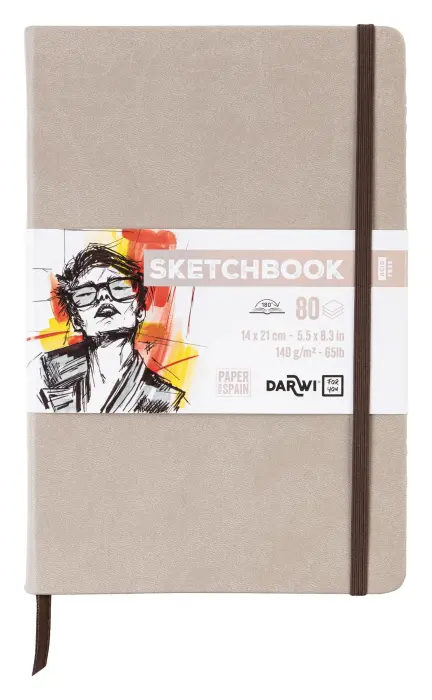 DFY Sketchbook 14x21 80F 140g - Taupe - New