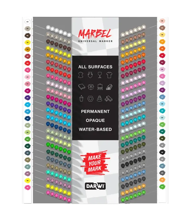 MARBEL Présentoir de Comptoir en Métal AVEC MACHANDISE L49 x P13 xH62,5 cm (Pointe 2mm) - Assortiment