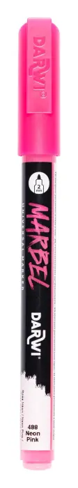 MARBEL Marqueur Universel Pointe Conique Fine 2mm - Rose néon