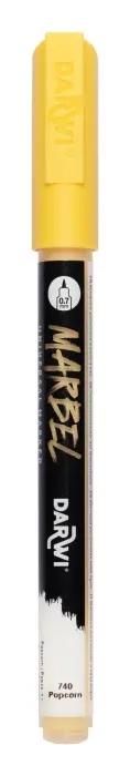 MARBEL Marqueur Universel Pointe Pointue Extra Fine 0,7mm - Popcorn