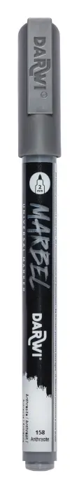 MARBEL Marqueur Universel Pointe Conique Fine 2mm - Anthracite