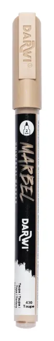 MARBEL Marqueur Universel Pointe Conique Fine 2mm - Taupe