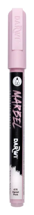 MARBEL Marqueur Universel Pointe Conique Fine 2mm - Rose bonbon