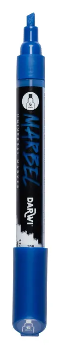MARBEL Marqueur Universel Pointe Biseau Médium 6mm - Bleu saphir
