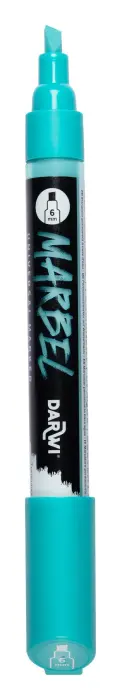 MARBEL Marqueur Universel Pointe Biseau Médium 6mm - Turquoise