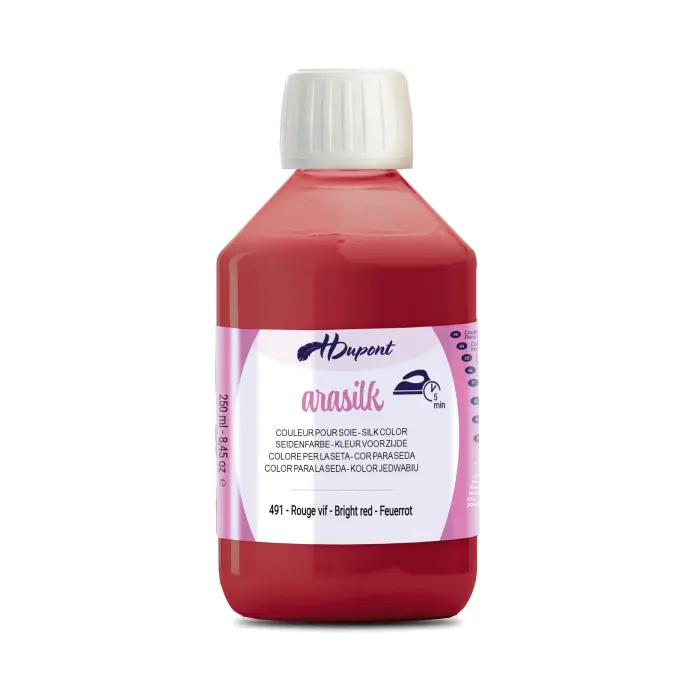 Arasilk 250 ml Rouge vif - Rouge feu