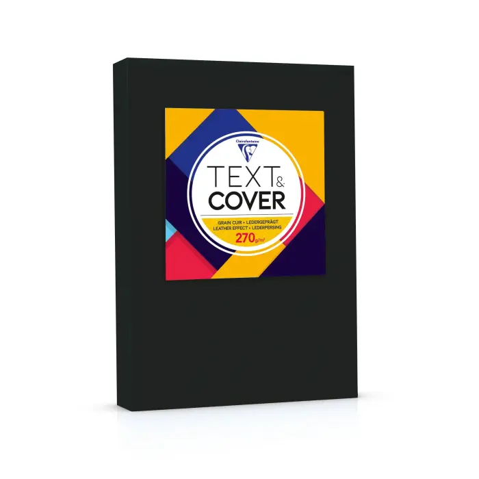 TXT&COV CUIR A4 240G RAM 100F C.5 - Noir 'M