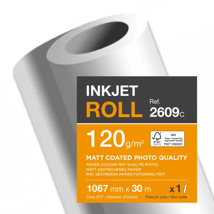 BBX COUCHE MAT 120G LZ 1067mm x 30m