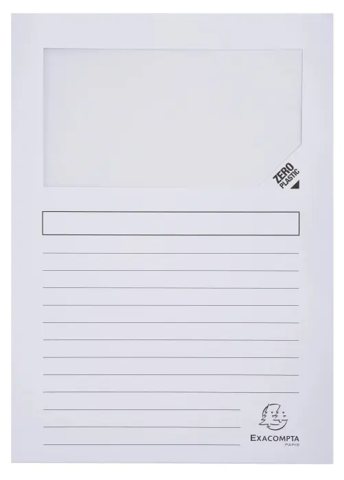 Paquet 50 chemises à fenetre Forever - 22x31cm - Couleurs assorties