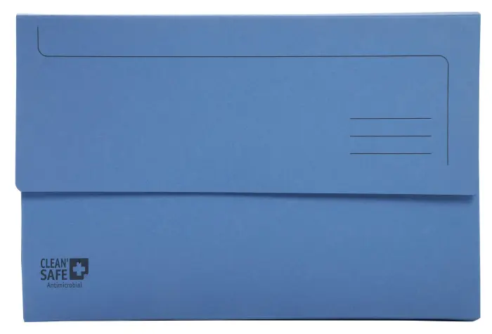 Paquet de 5 chemises poche 400g/m2 Clean'Safe - 35x24,2cm - Bleu