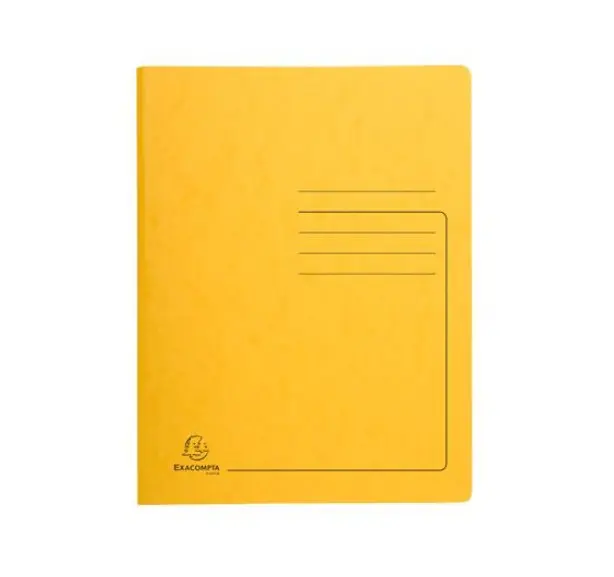 Chemise de classement à ressort carte lustrée 355gm2 - A4 - Jaune