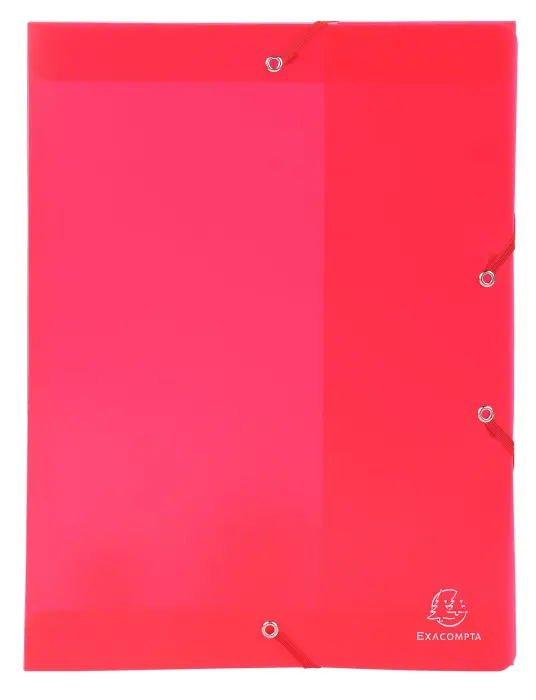 Boite de classement en polypropylène Dos 25mm Chromaline - A4 - Rouge