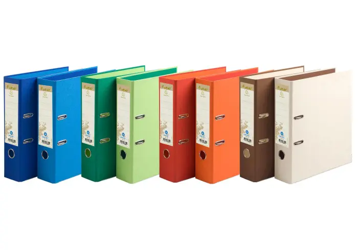 Classeur à levier rembordé papier Dos 80mm Forever - A4 - Couleurs assorties