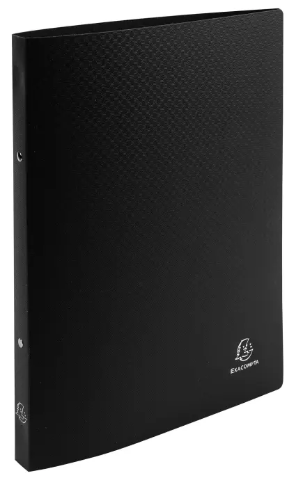 Classeur 2 anneaux 15mm polypropylène OPAK - A4 - Noir