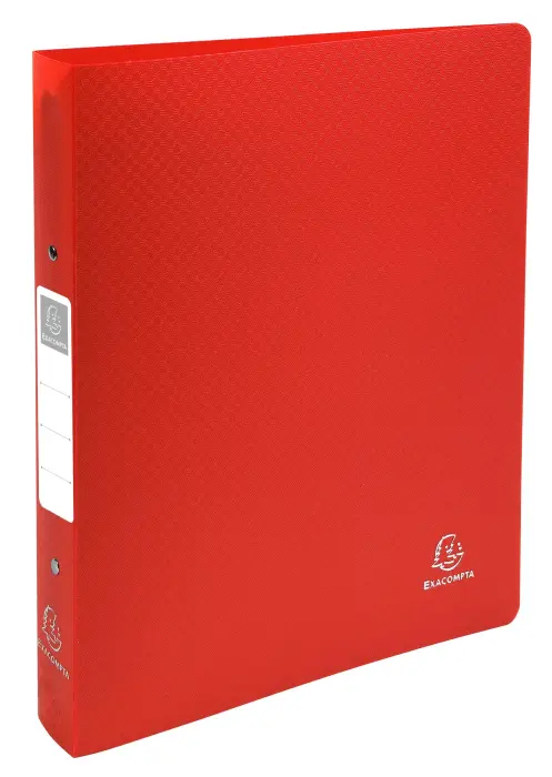Classeur 2 anneaux 30mm polypropylène OPAK rigide 10/10e - A4 Maxi. - Rouge