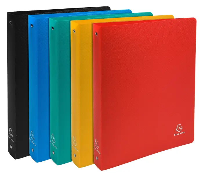Classeur 4 anneaux 30mm polypropylène OPAK - A4 Maxi - Couleurs assorties