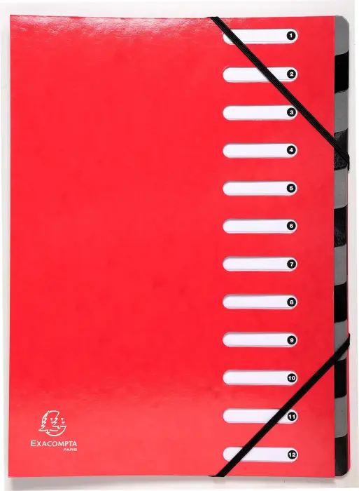 Trieur Harmonika Iderama 12 compartiments - Rouge