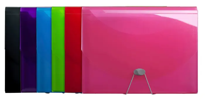 Trieur valisette 13 compartiments en polypropylène IDERAMA PP - 24x32cm - Couleurs assorties