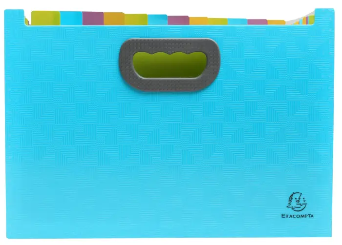 Trieur Maxi 24 compartiments PP recyclé e Pop'N Co - Cyan