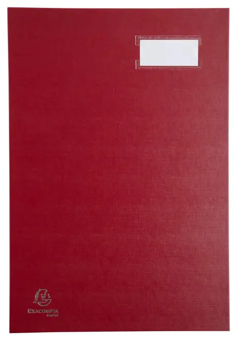 Parapheur direction dos à soufflets 24x35cm - 20 compartiments - Rouge