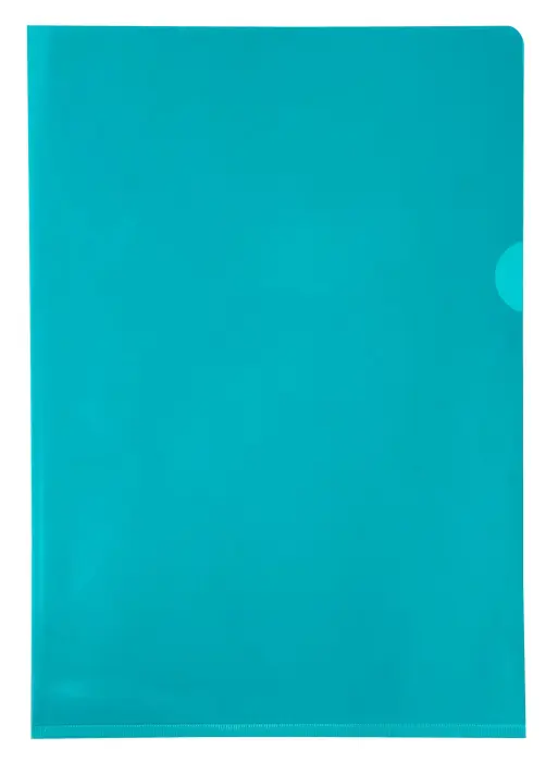 Sachet de 50 pochettes coin PVC lisse haute résistance 13/100e - A4 - Couleurs assorties