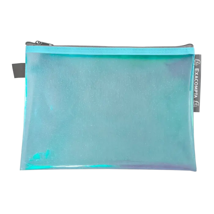 Pochette à fermeture éclair en plastique souple Candy Tidy - A4 - Couleurs assorties - New