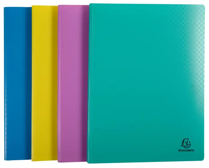 Protège-documents en polypropylène rigide Forever Young 80 vues - A4 - Couleurs assorties