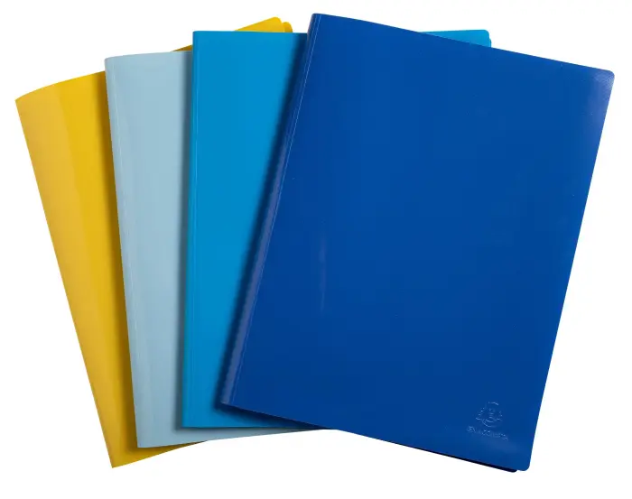 Protège-documents en PP recyclé semi-rigide BeeBlue 60 vues - A4 - Couleurs assorties