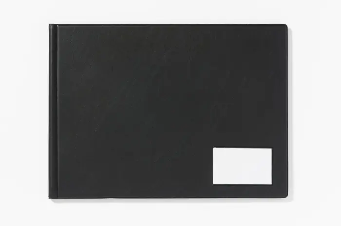 Protège-documents premium PVC Goldline 48 vues - A3 paysage - Noir