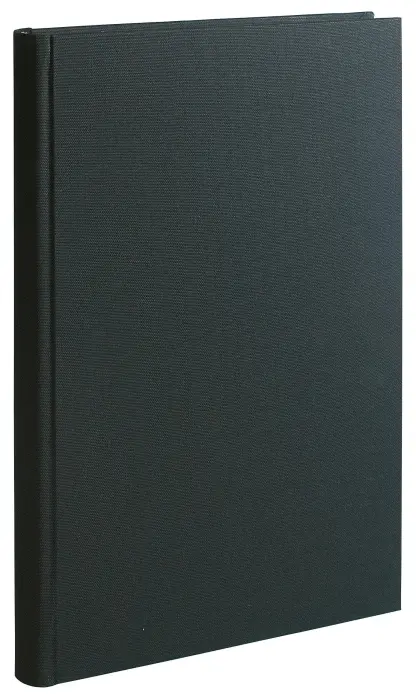 Registre 340X225 Quadrillé 500 pages foliotées - Noir toilé