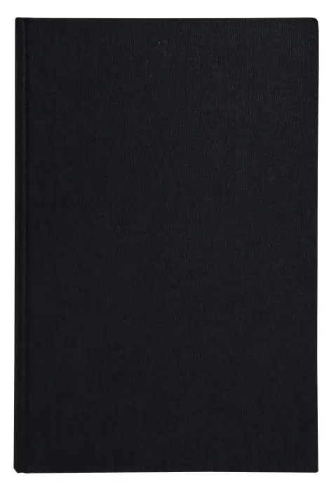 Registre 35x22,5cm 5x5 folioté 200 pages - Noir toilé