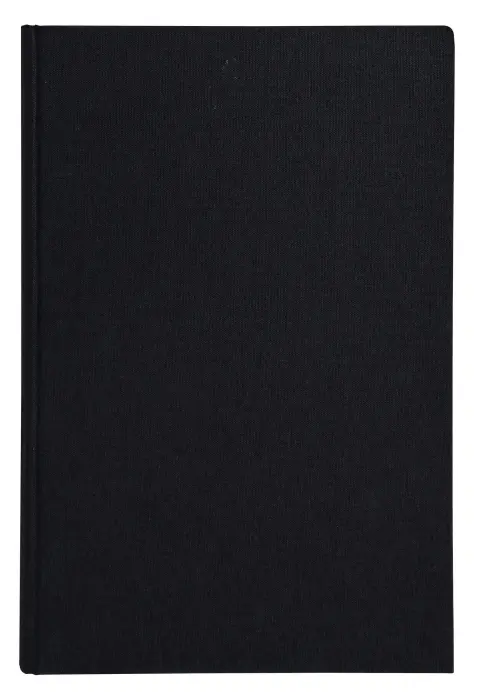 Registre 35x22,5cm 5x5 folioté 400 pages - Noir toilé