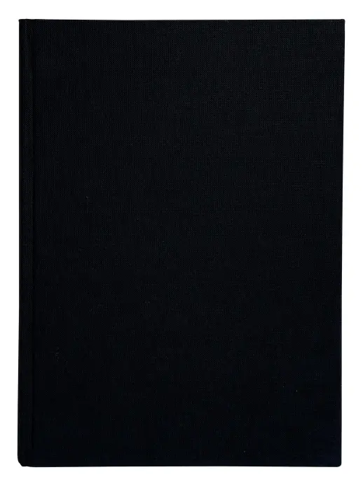 Registre 29,7x21cm 5x5 folioté 200 pages - Noir toilé