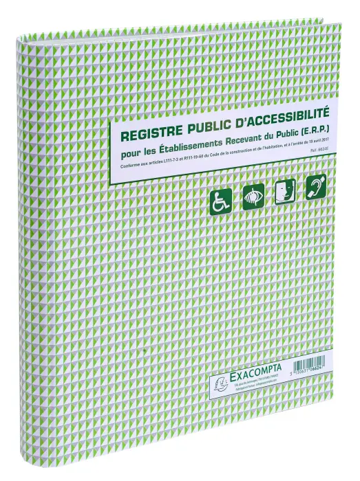 Registre public d'accessibilité (ERP).