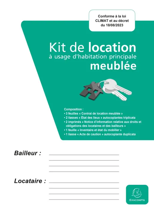 Kit de location meublée - Vert